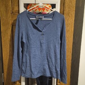 Karen Scott Blue Henley